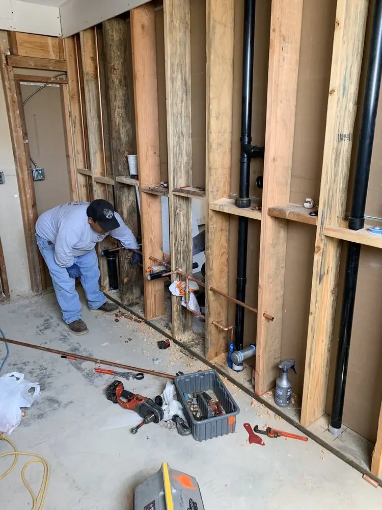 Commercial rough-in plumbing for Water Heater Replacement in Jordan Oaks